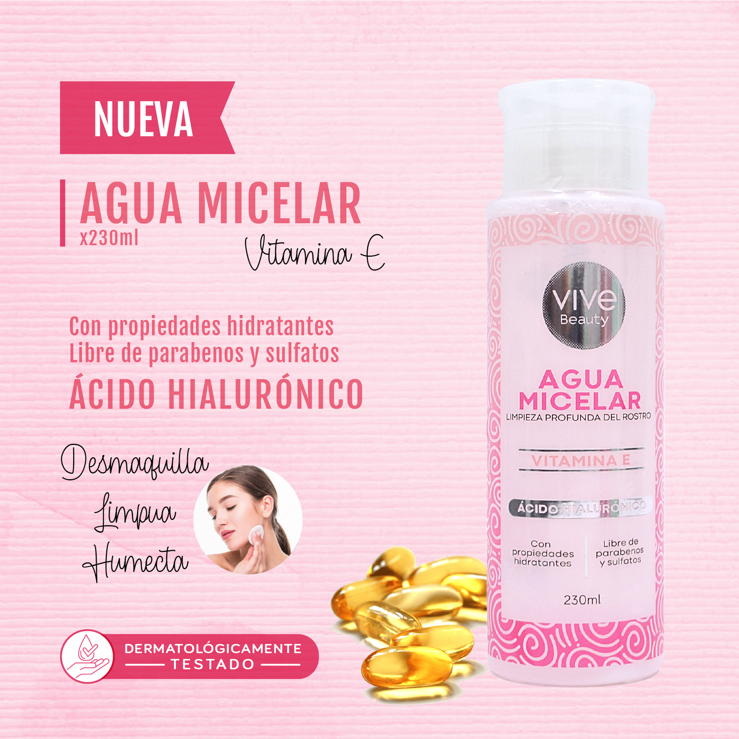Agua Micelar Vitamina E 230ml
