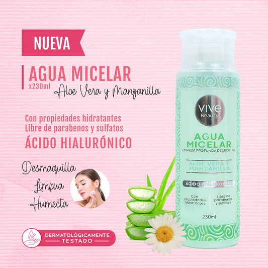 Agua Micelar  Aloe Vera y Manzanilla 230ml